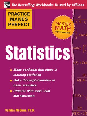 cover image of Practice Makes Perfect Statistics
